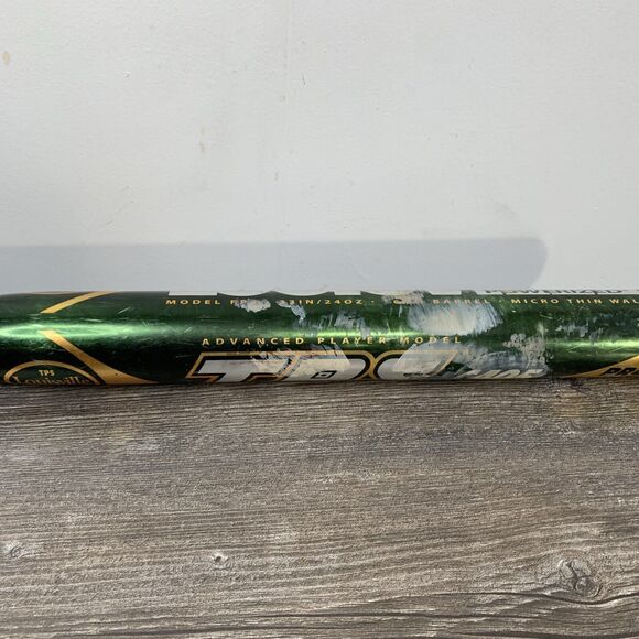 Louisville Slugger Powerized Softball Bat TPS C405 FP3 33” 24oz Pro Cup - Picture 9 of 10